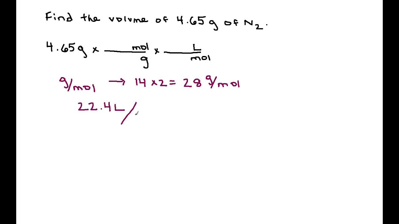 converting liters to grams