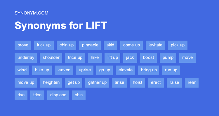 lifted synonym