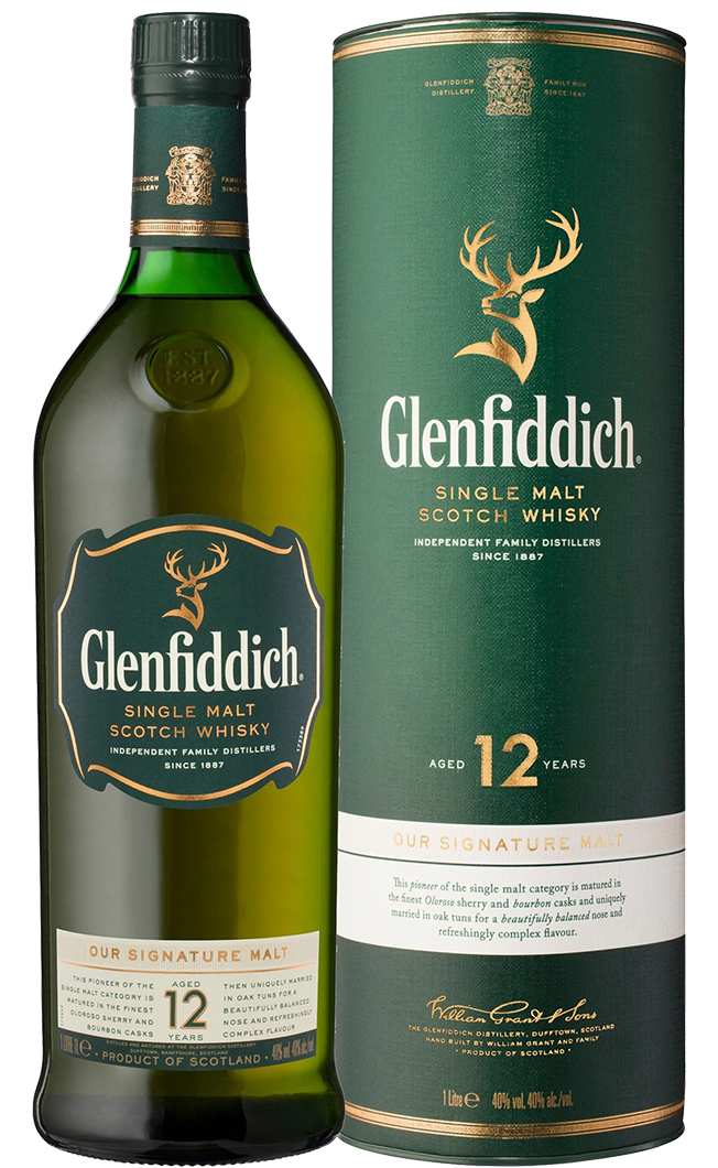 glenfiddich 12 duty free price