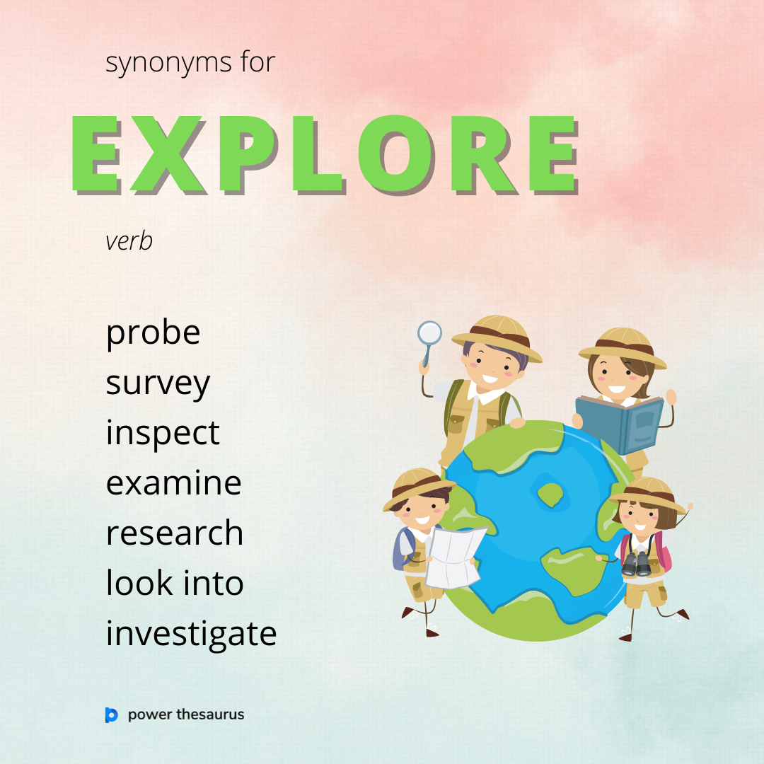 explore synonym