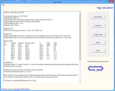 antenna yagi calculator