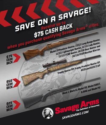 savage 110 rebate