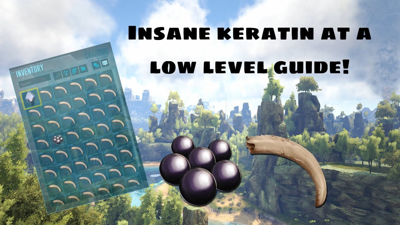 ark survival evolved keratin