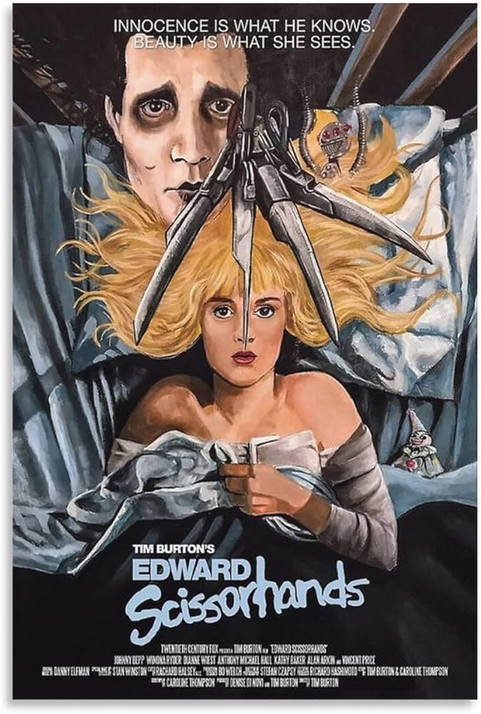 edward scissorhands film poster
