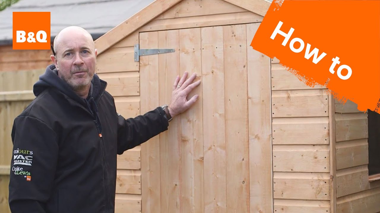 garden sheds from b&q