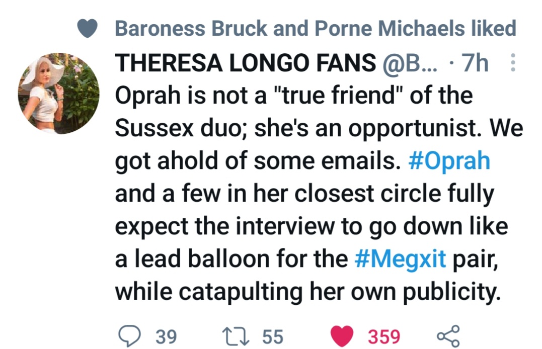 theresa longo fans twitter