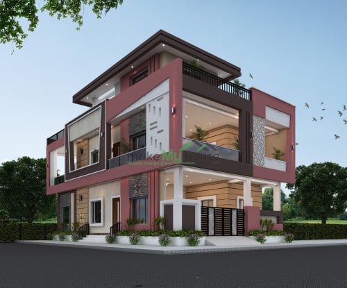 1400 sq ft house design for middle class