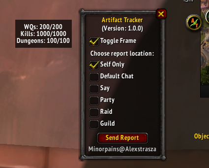 hidden artifact tracker