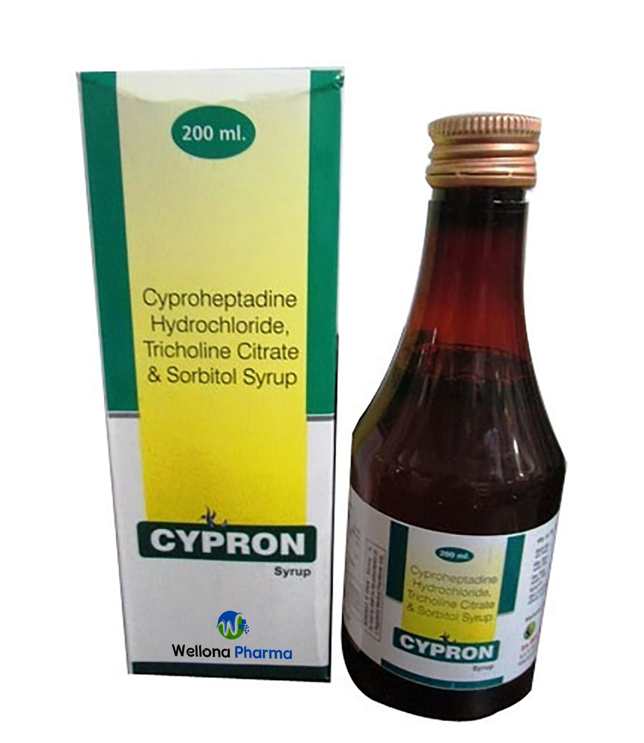 tricholine citrate & cyproheptadine hydrochloride syrup