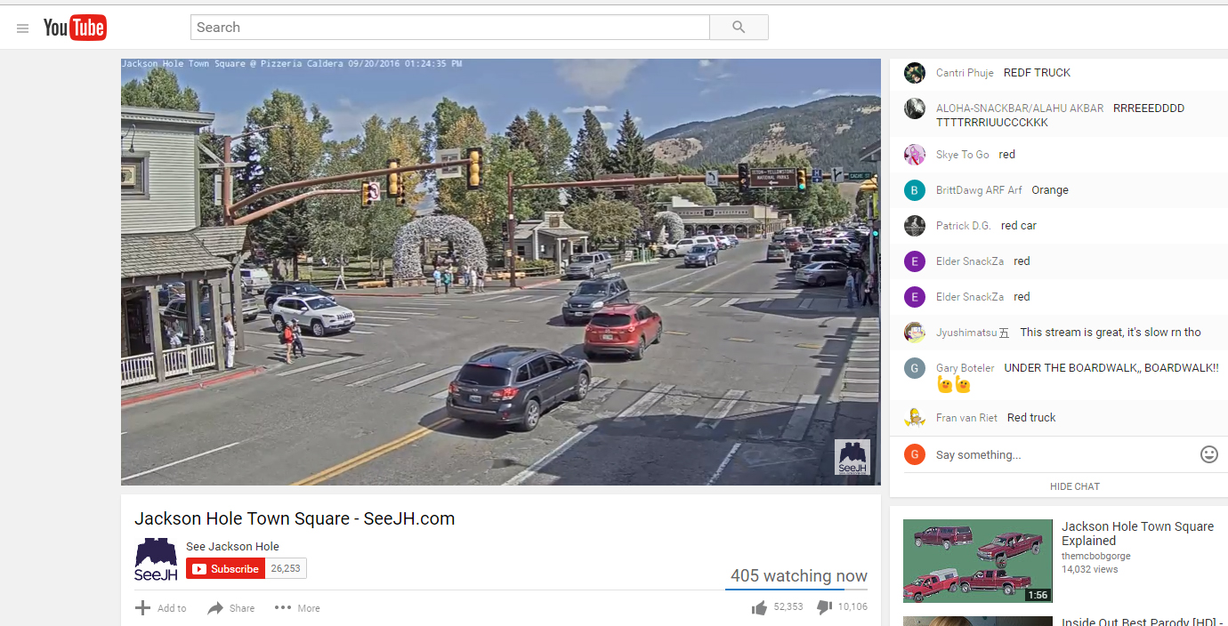 jackson hole live webcam town square