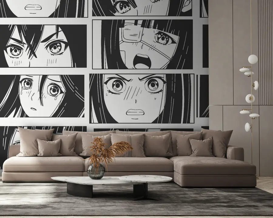 mural de animes