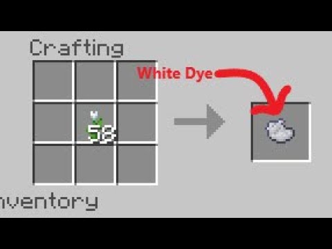 how to get white dye minecraft