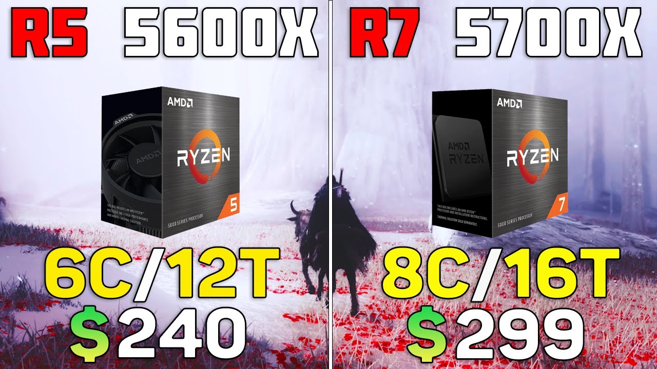 5600x vs 5700x