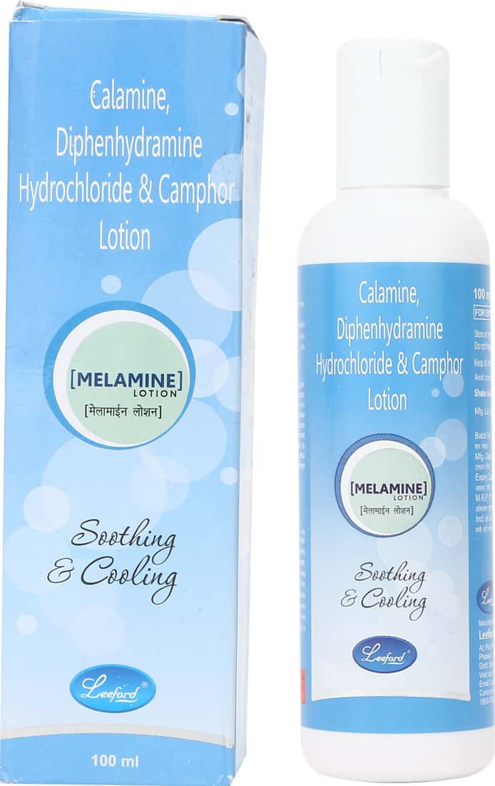 melamine lotion uses