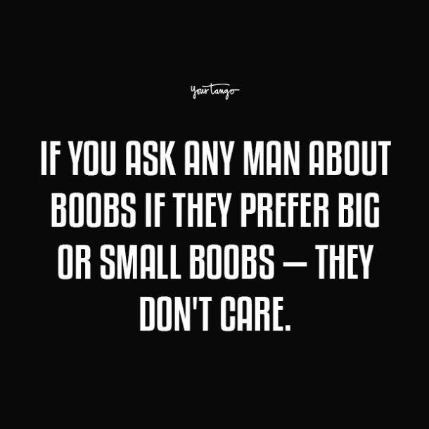 quote about boobs