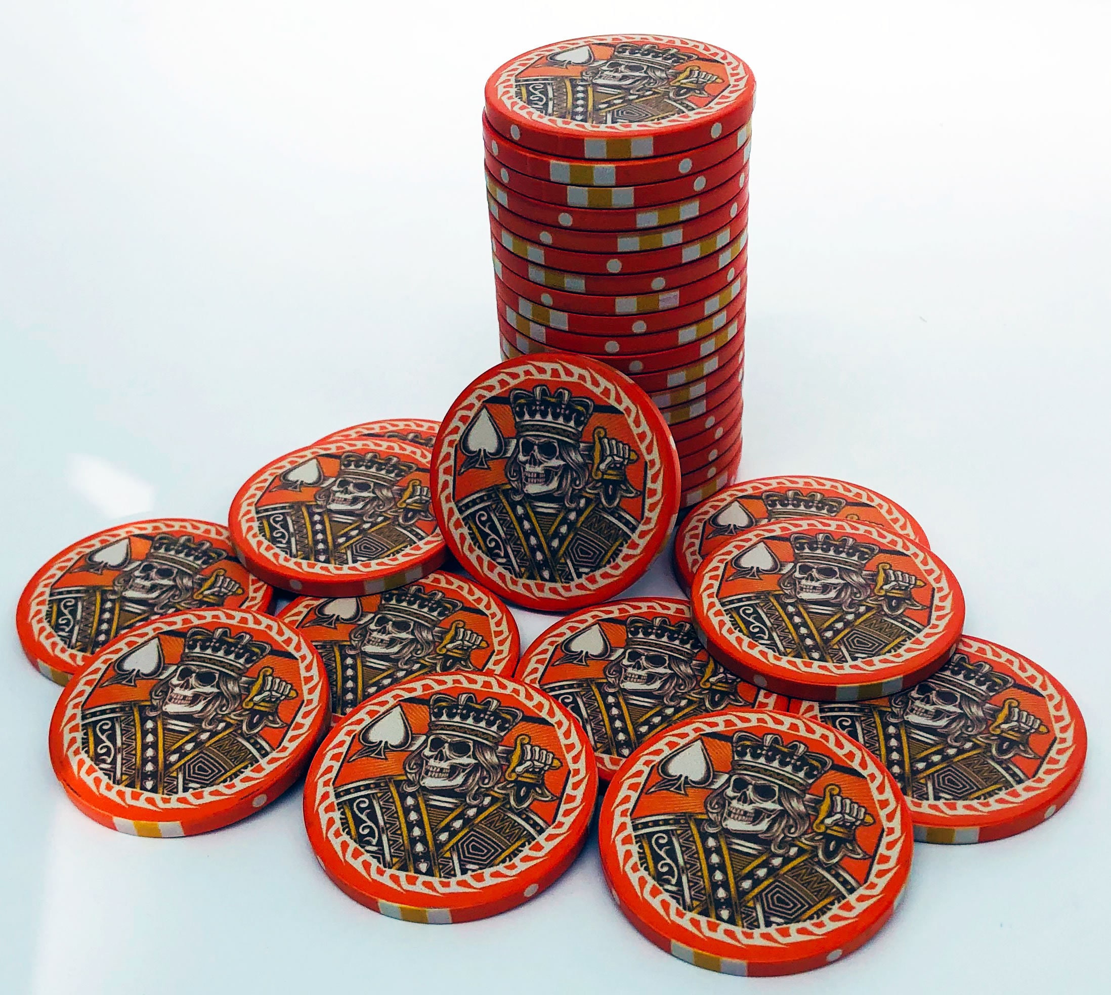 ceramic poker chips