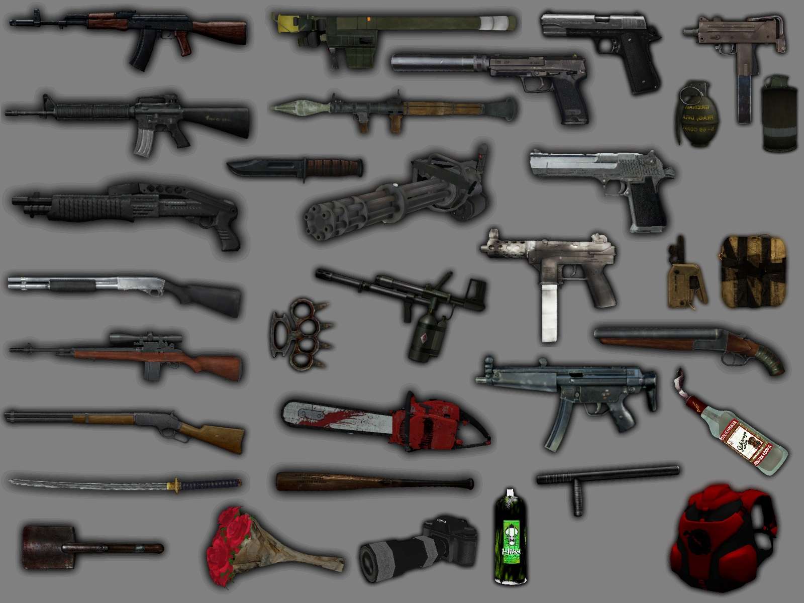 weapons san andreas