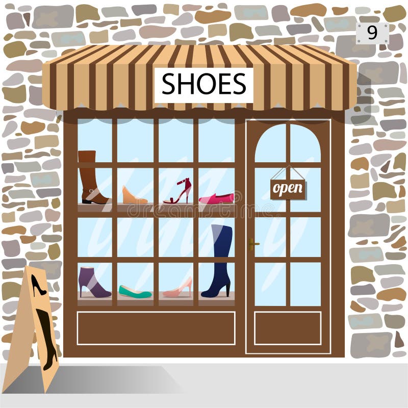 shoe store clipart