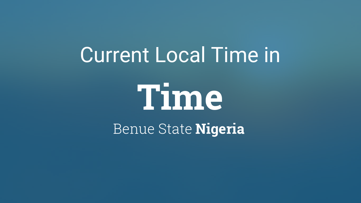 current time in nigeria right now