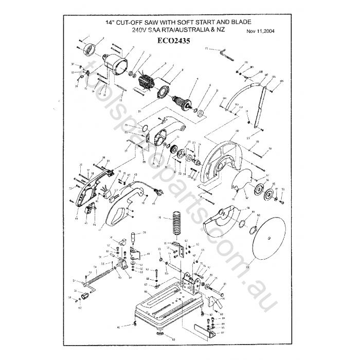 ryobi australia spare parts