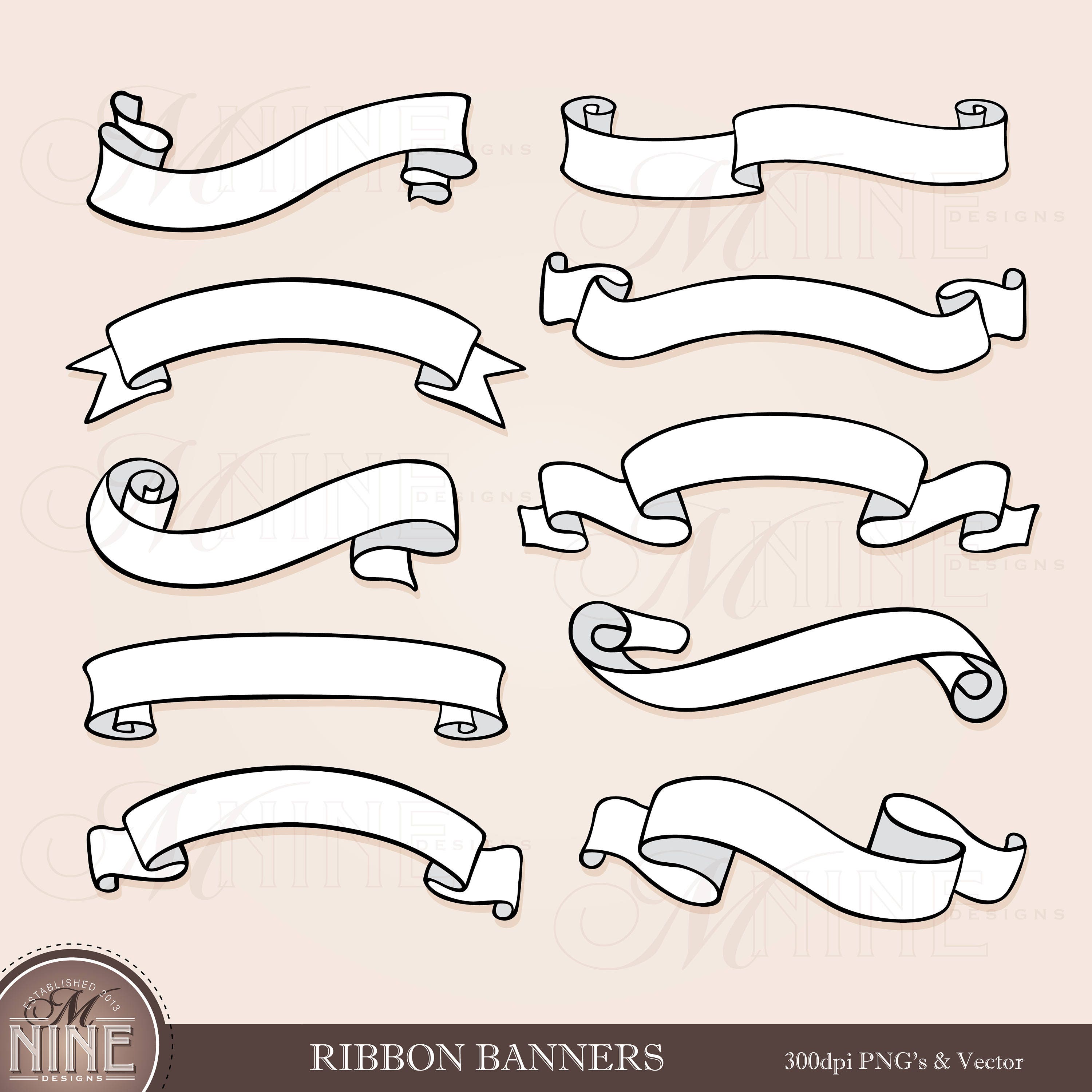 ribbon banner clipart