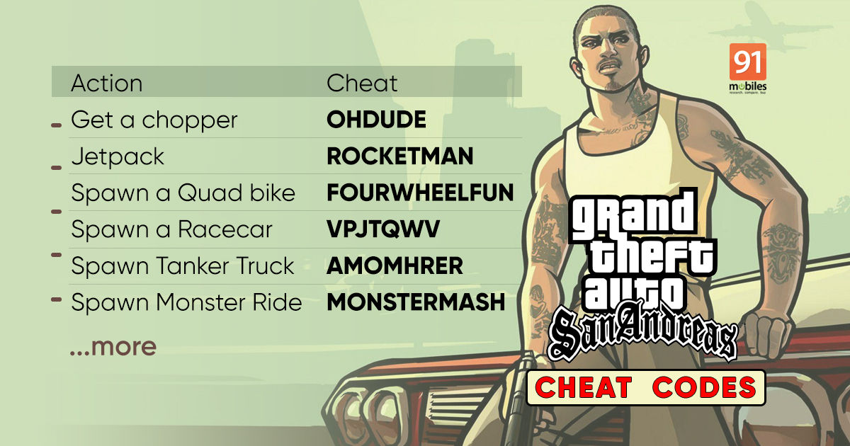 gta san andreas weapon cheats