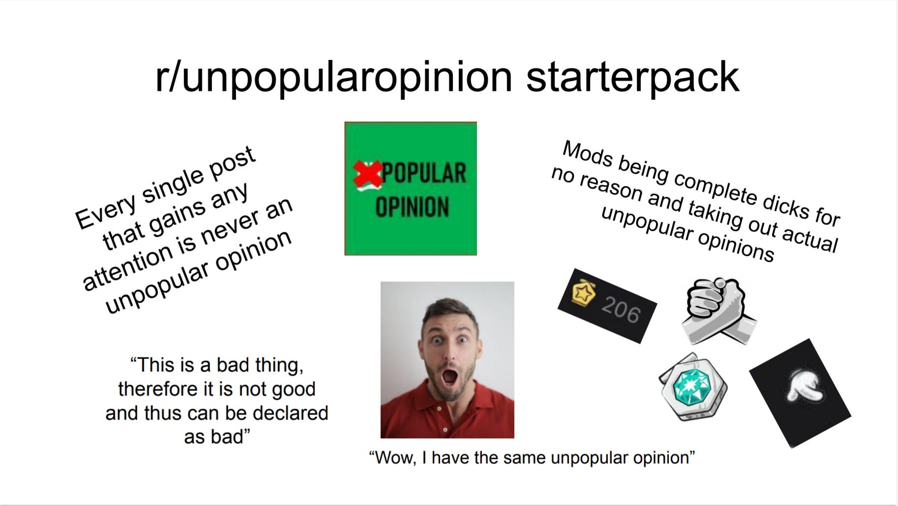 r unpopular opinion