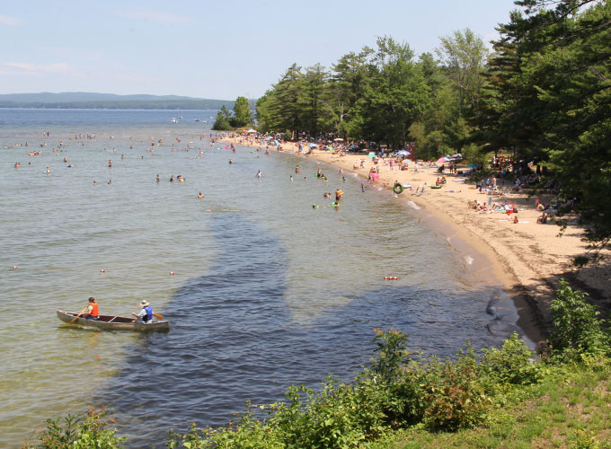 gilford beach parking