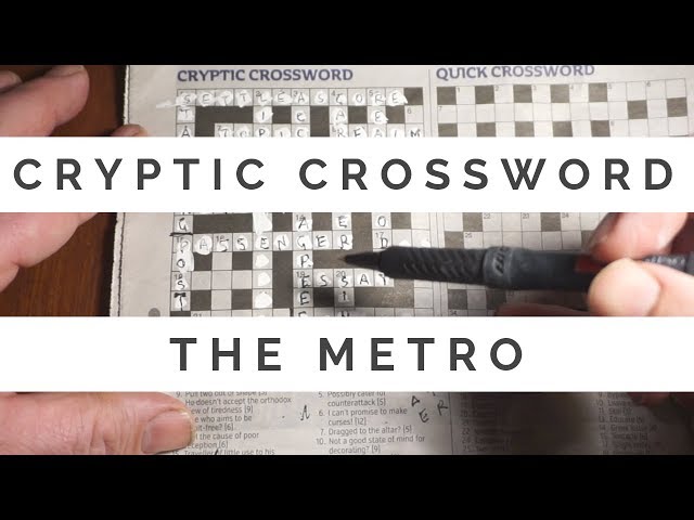 metro cryptic crossword online free