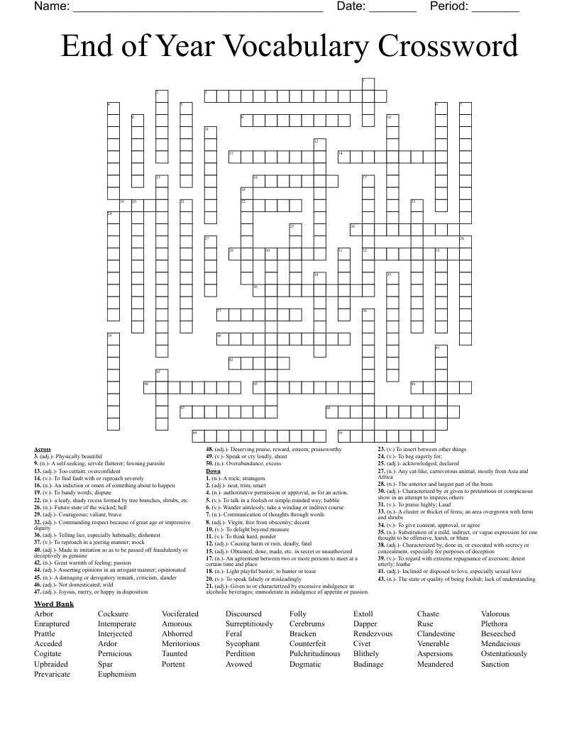 bandy crossword