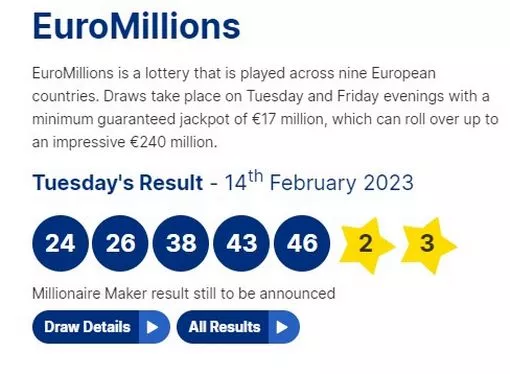friday night euromillions results