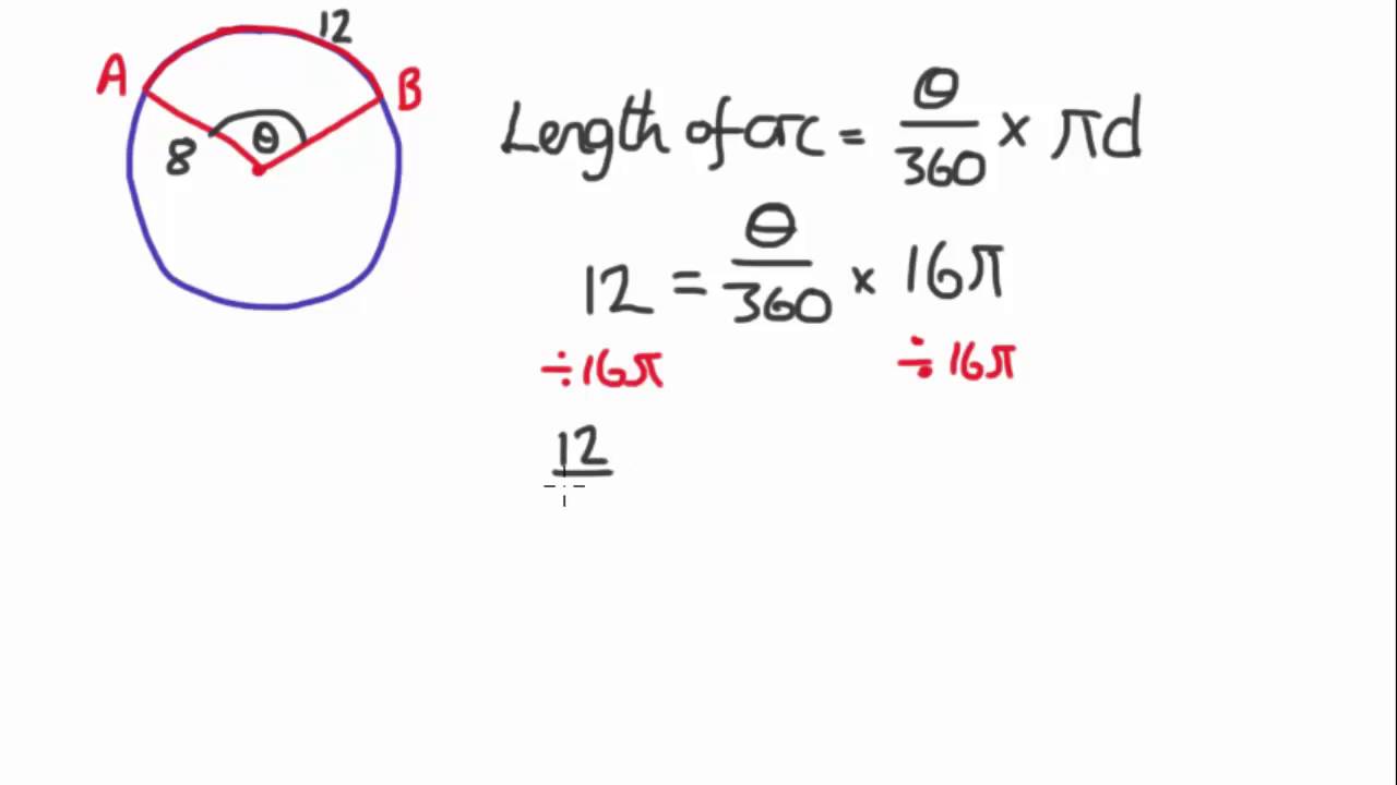 angle of a sector