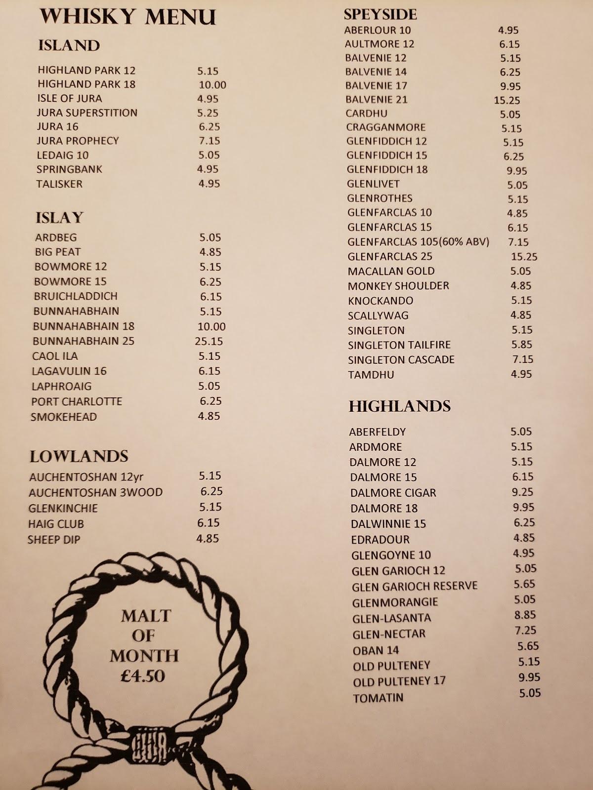 dicksons menu