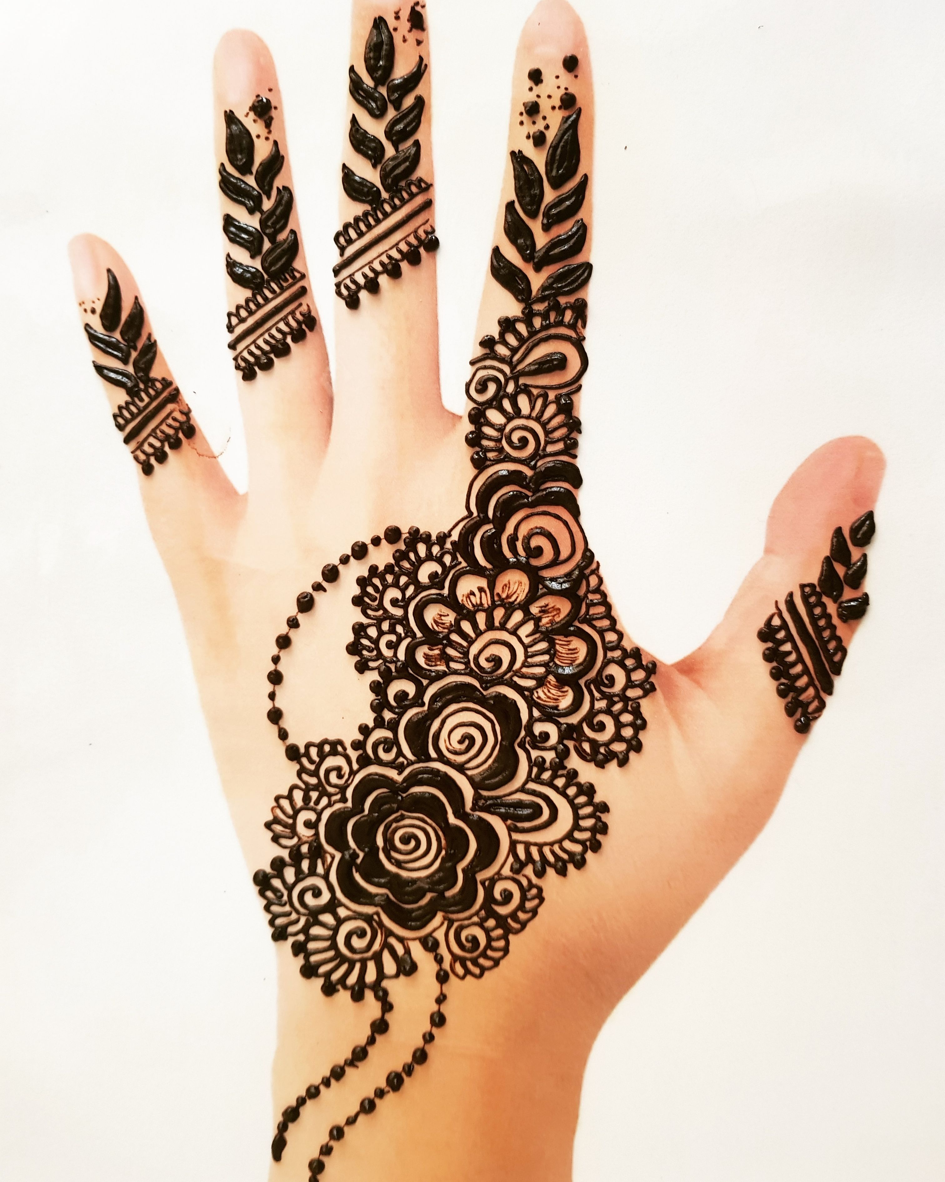 mehndi bail designs easy