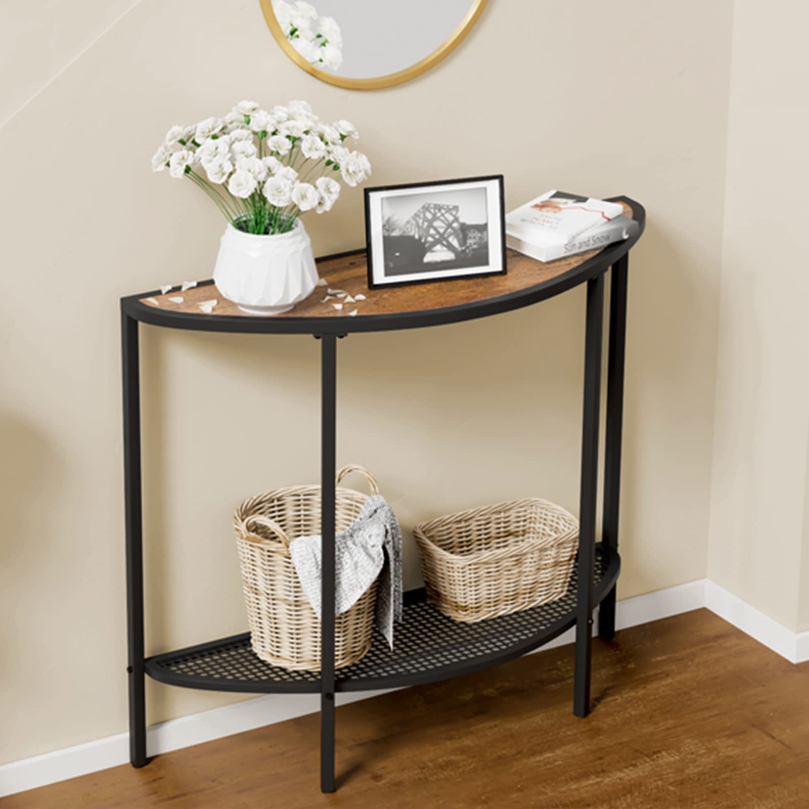 small entryway console table