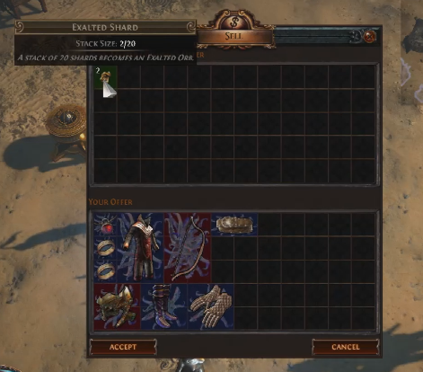 poe exalted orb trade