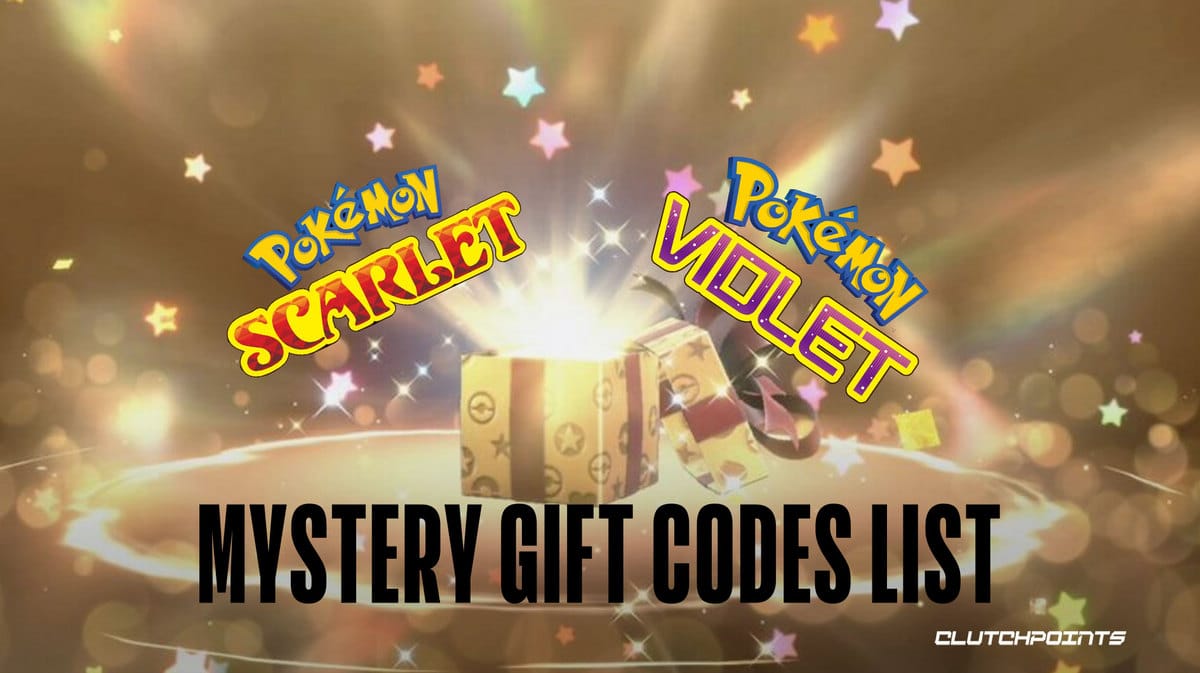 pokemon scarlet mystery gift codes 2023