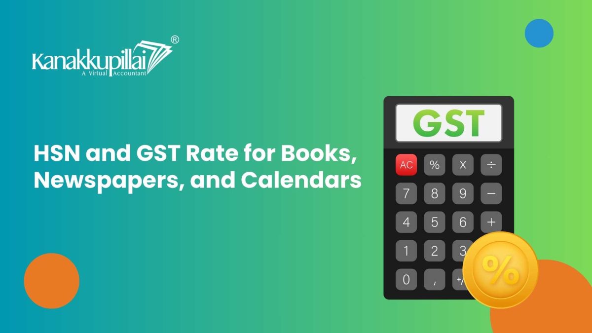 books hsn code and gst rate