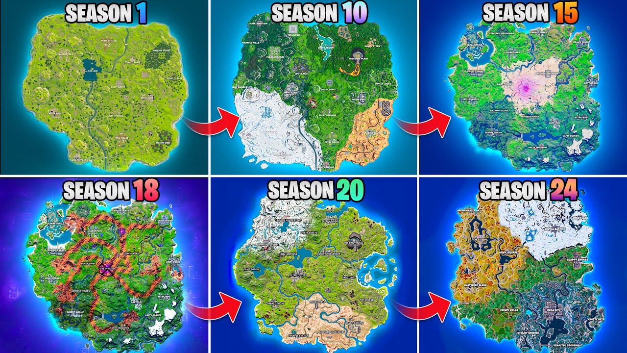 fortnite season 1 map