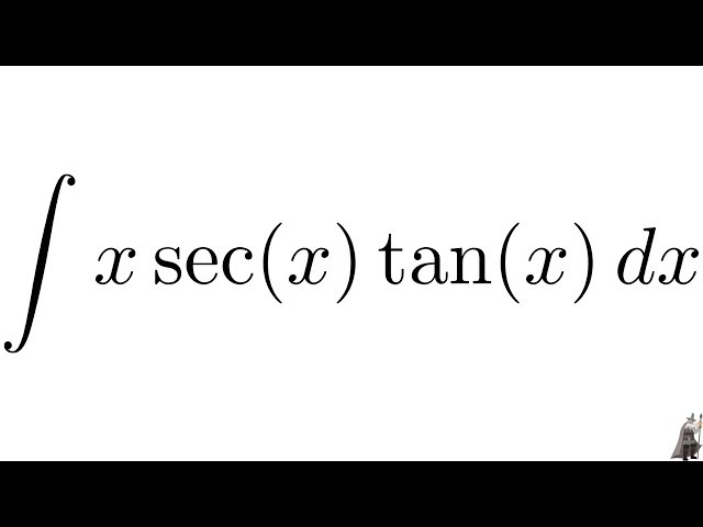 integral x secx tanx dx