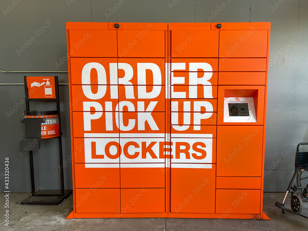 home depot lockers