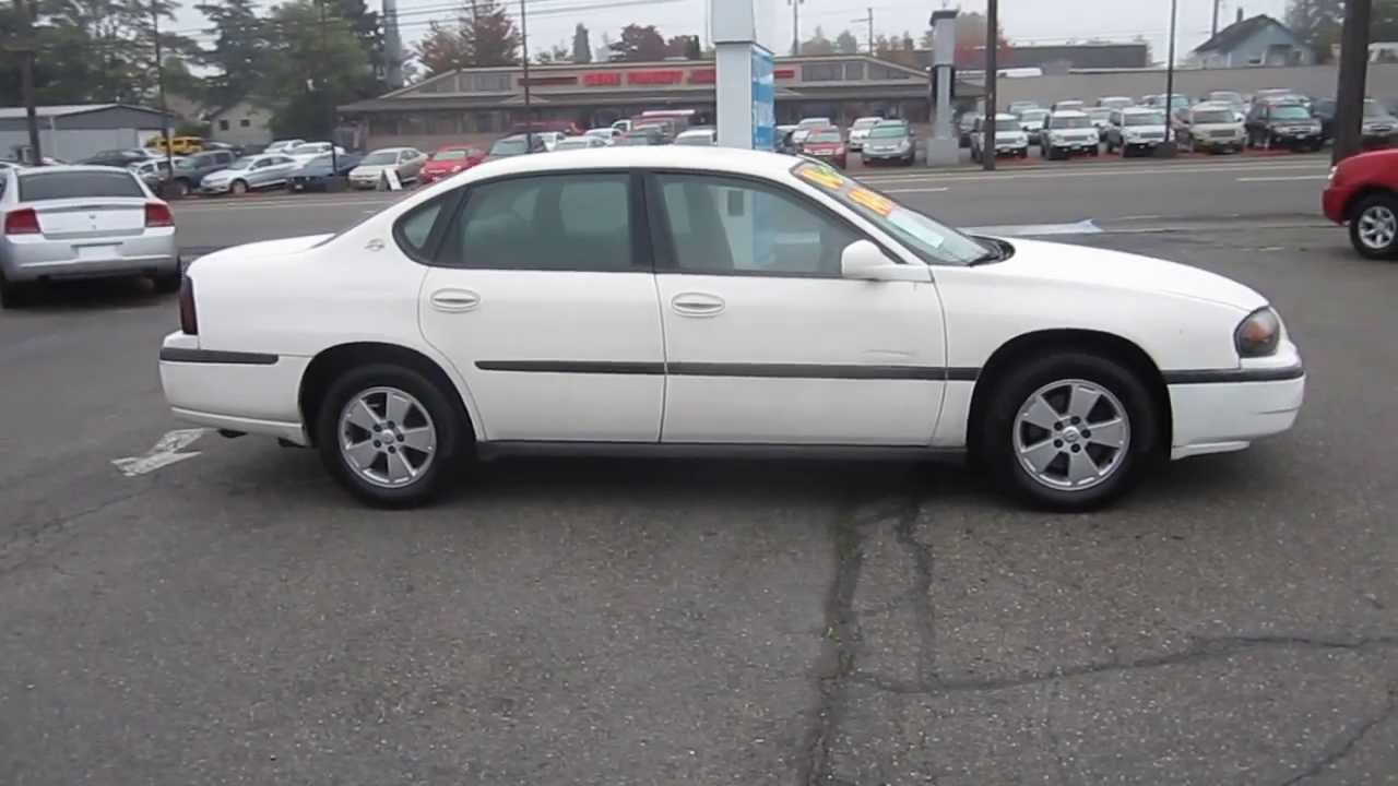 2004 chevy impala white