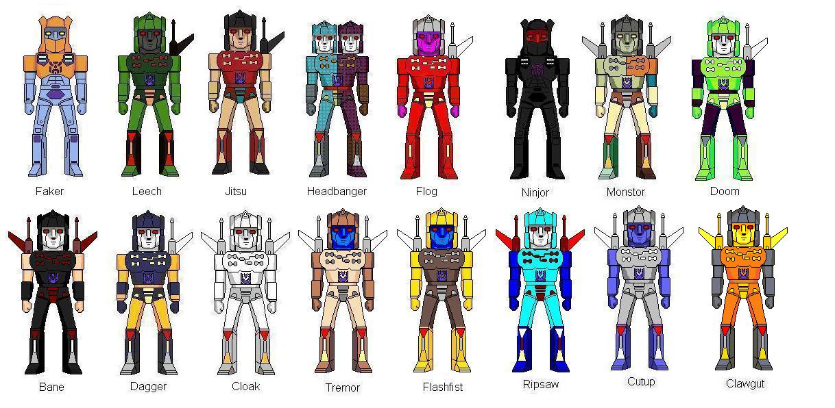 decepticon names