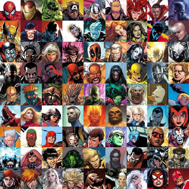 marvel superheroes