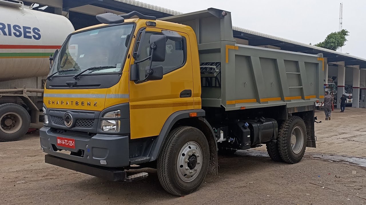 bharatbenz 6 wheel tipper