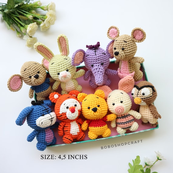 crocheted winnie the pooh