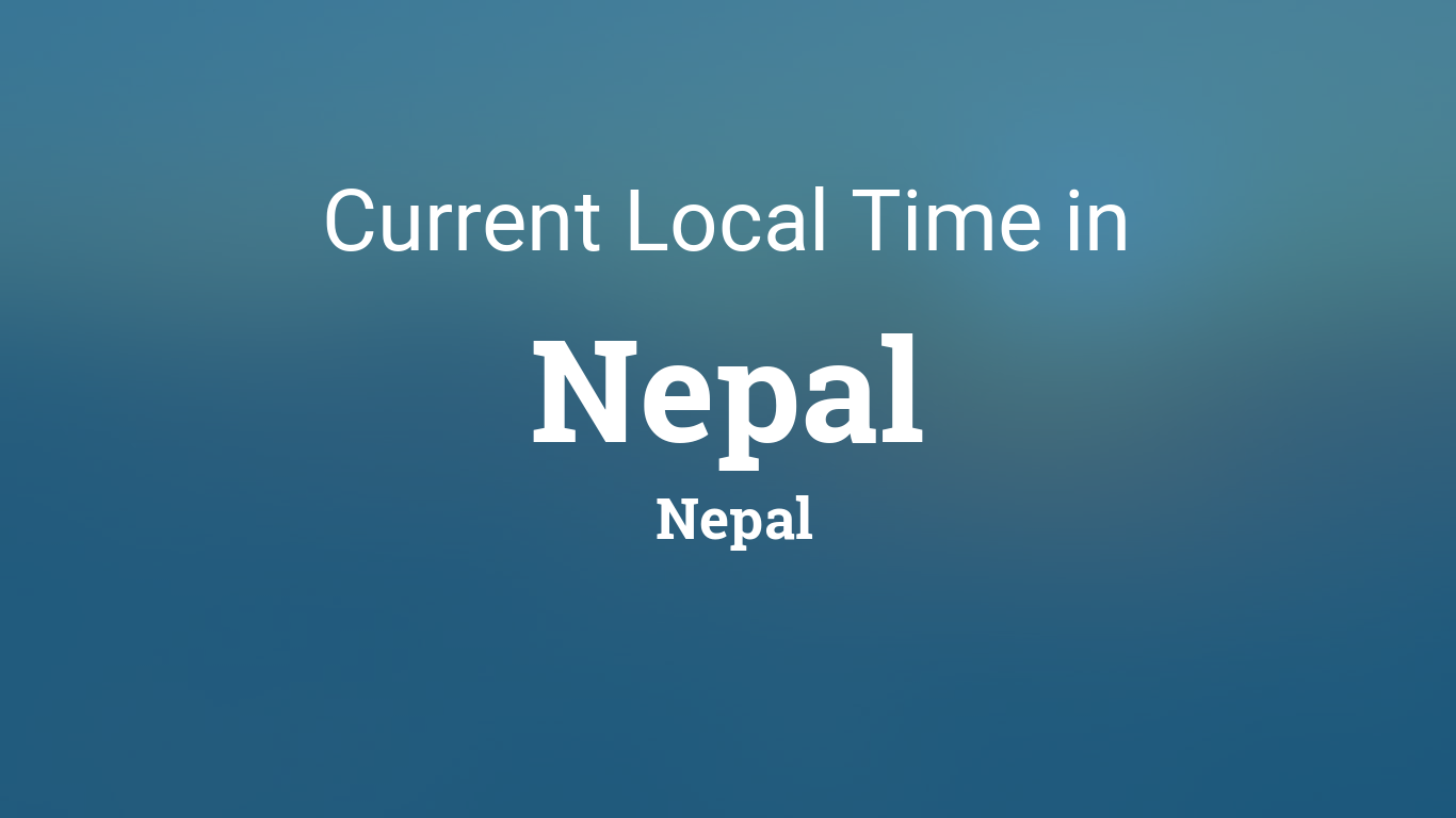 current time in nepal