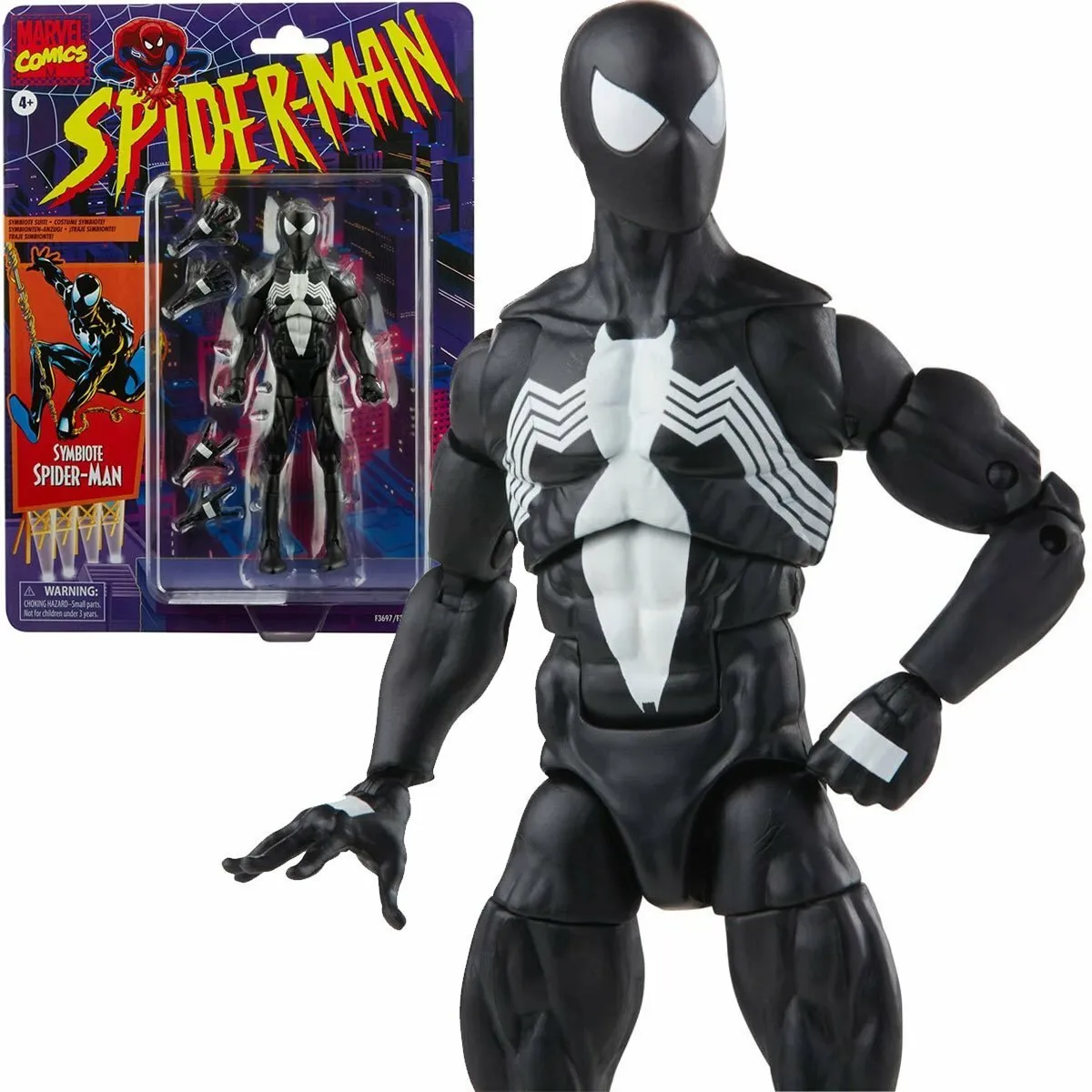 spider man symbiote marvel legends