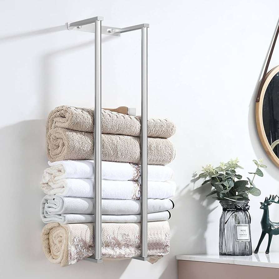 towel rack for the bathroom