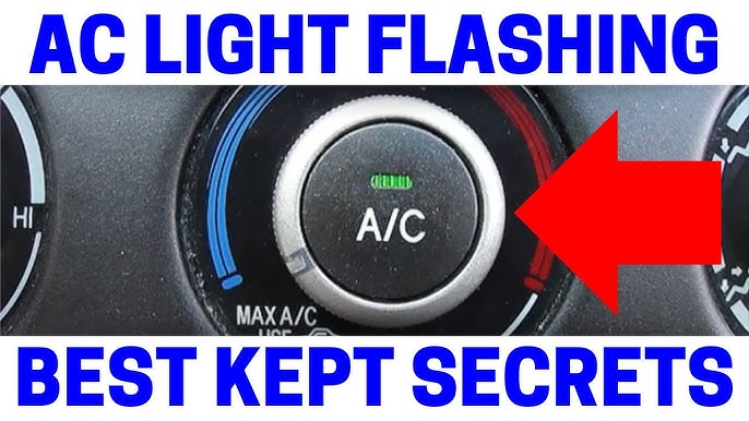 toyota highlander ac light flashing